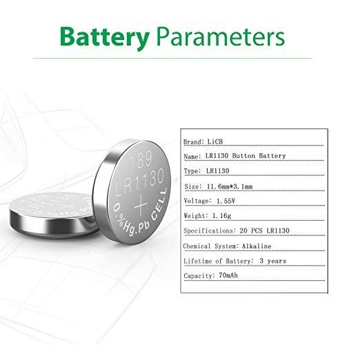 lr1130 battery: Equivalent, Specifications and Replacements